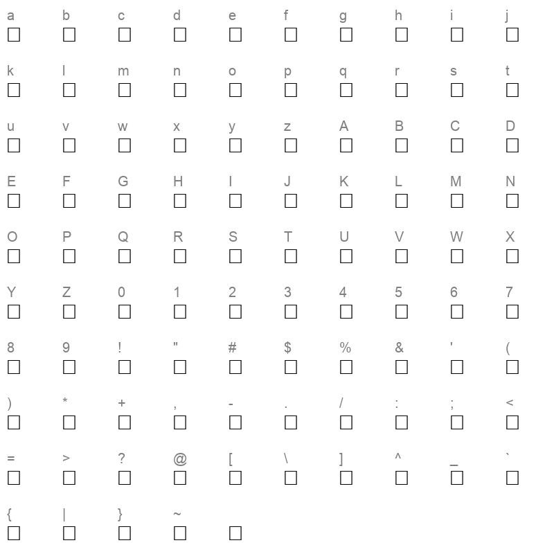 A Basrah Normal Character Map