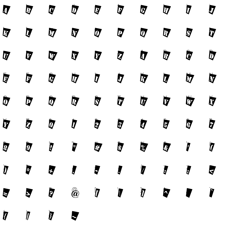 a stamper cameo town Character Map