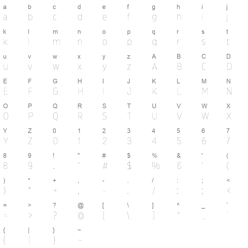 amfibia hairline Character Map