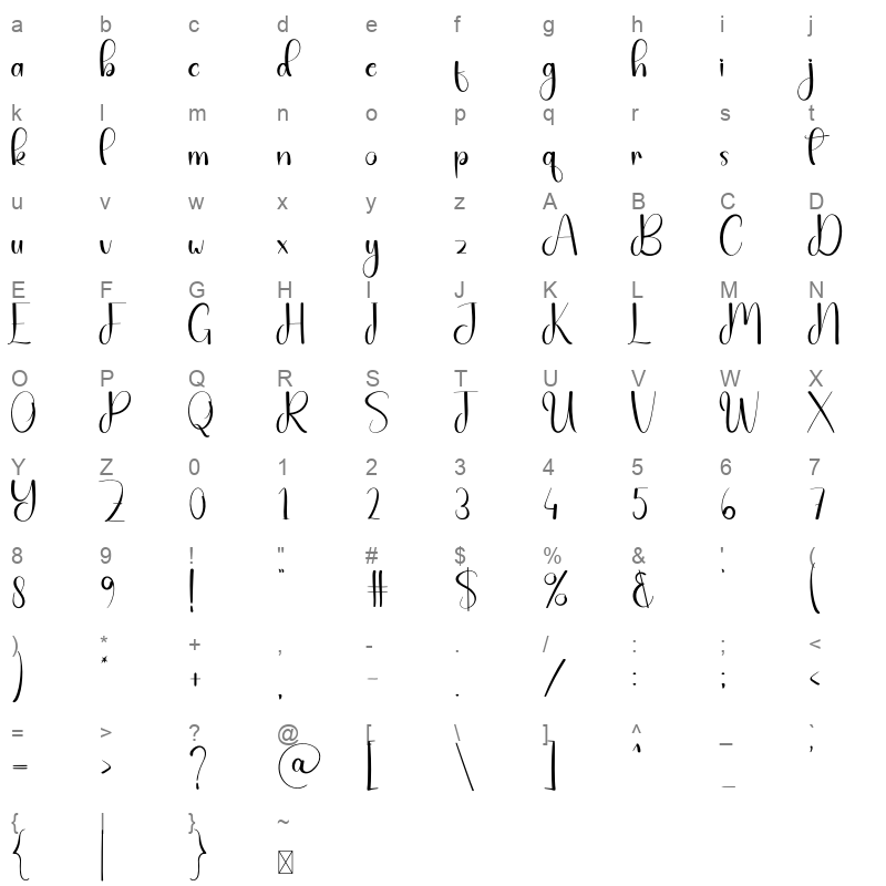 Amster Night Character Map