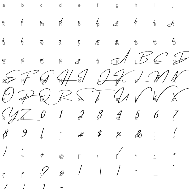 amsterdam four Character Map