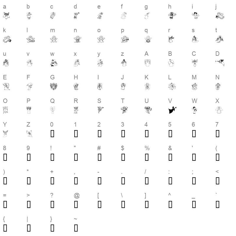 angelos Character Map