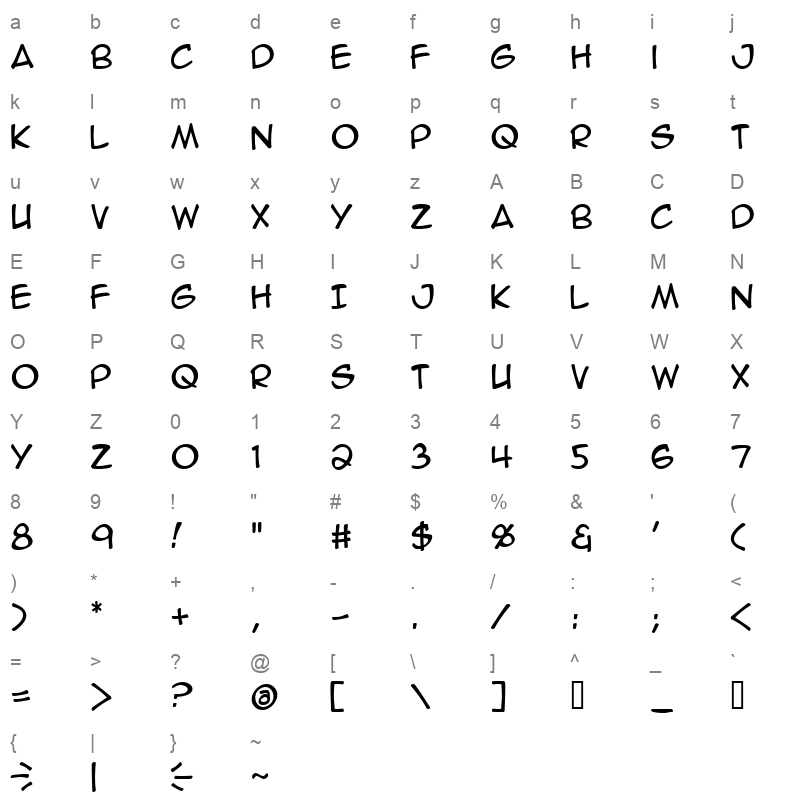 anime ace Character Map