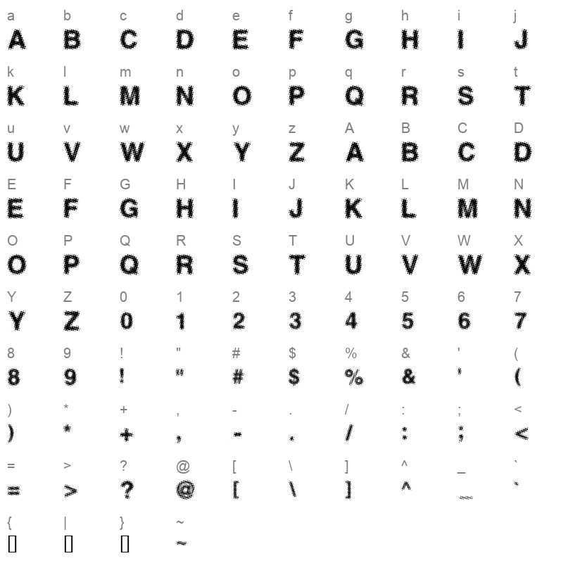 ant farm Character Map