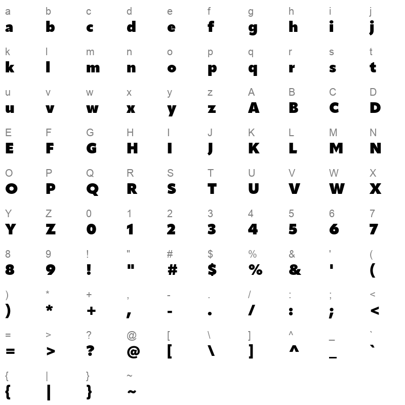 apparat heavy Character Map