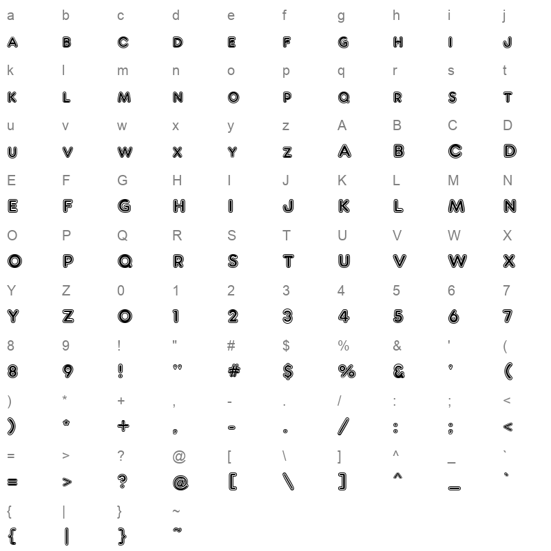ar delaney Character Map