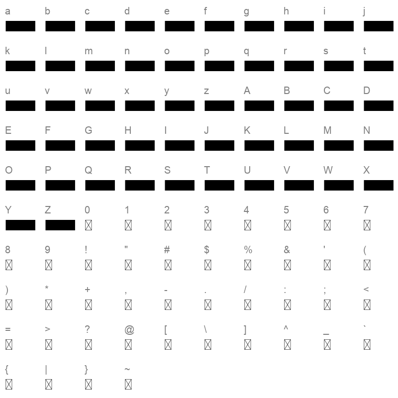 arab icons pro gradient Character Map