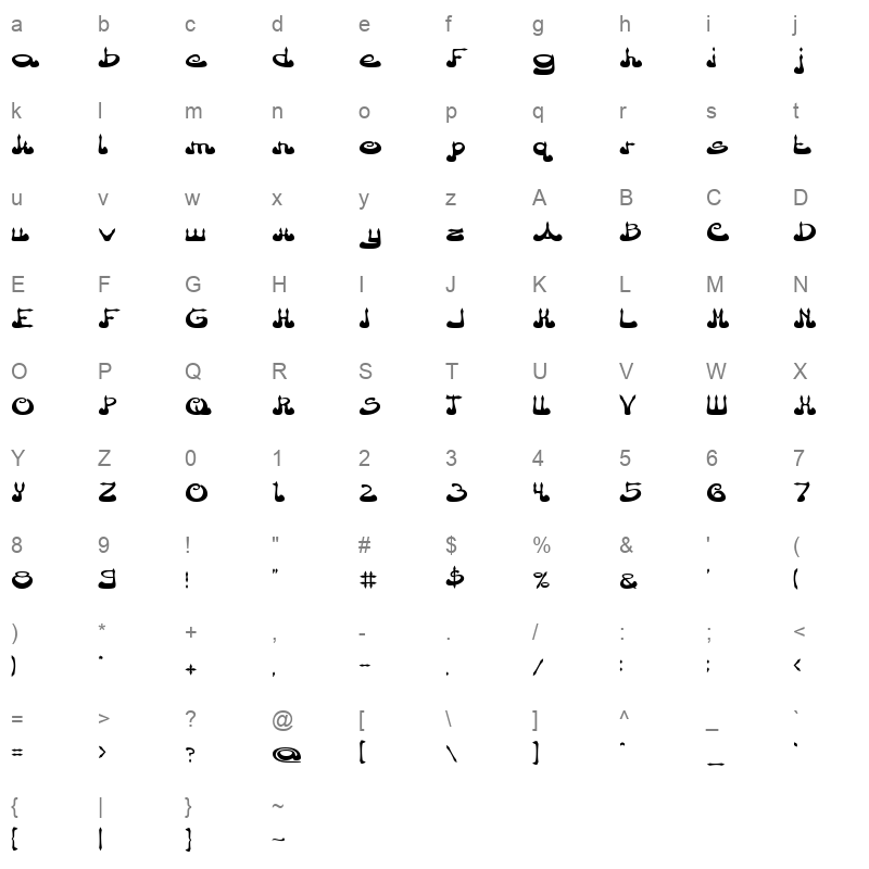 arabian prince Character Map