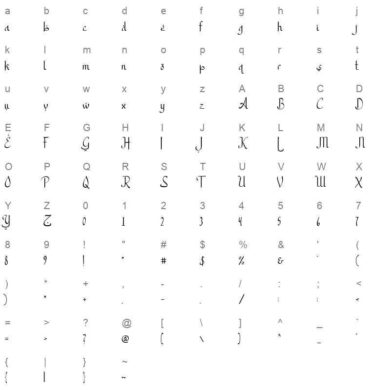 arabic ramadhan Character Map