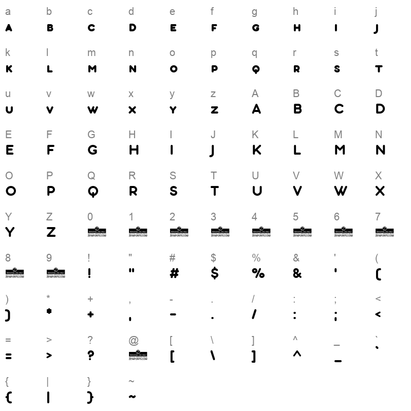 aristotelica smallcaps bold Character Map