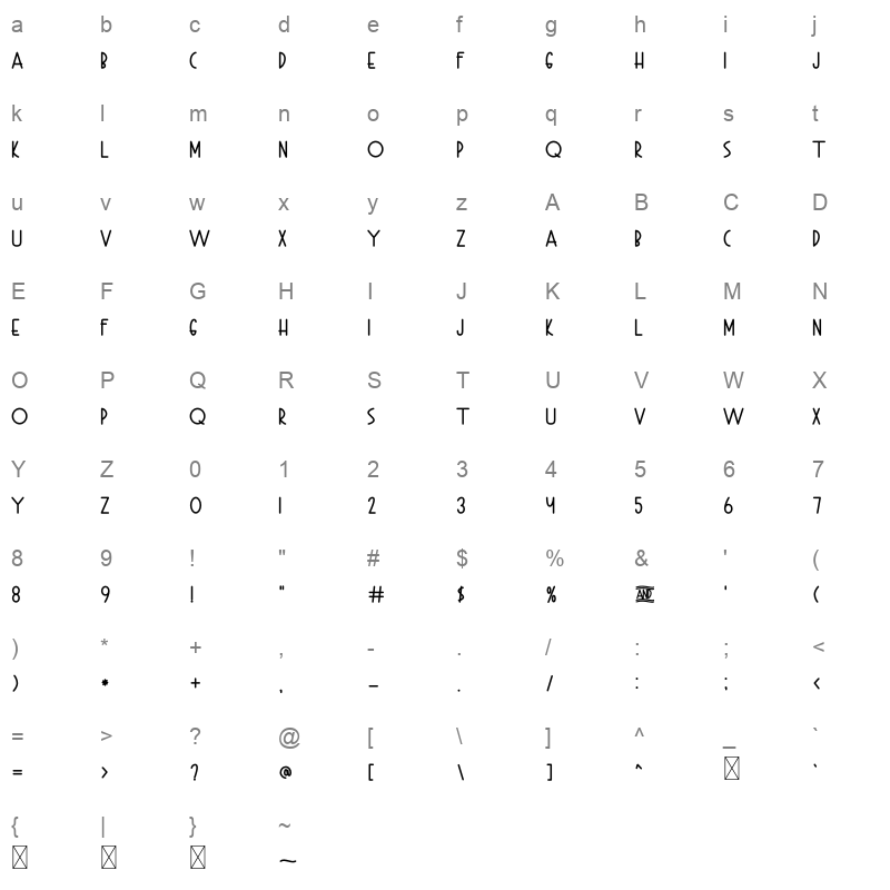 autumn celebrate Character Map