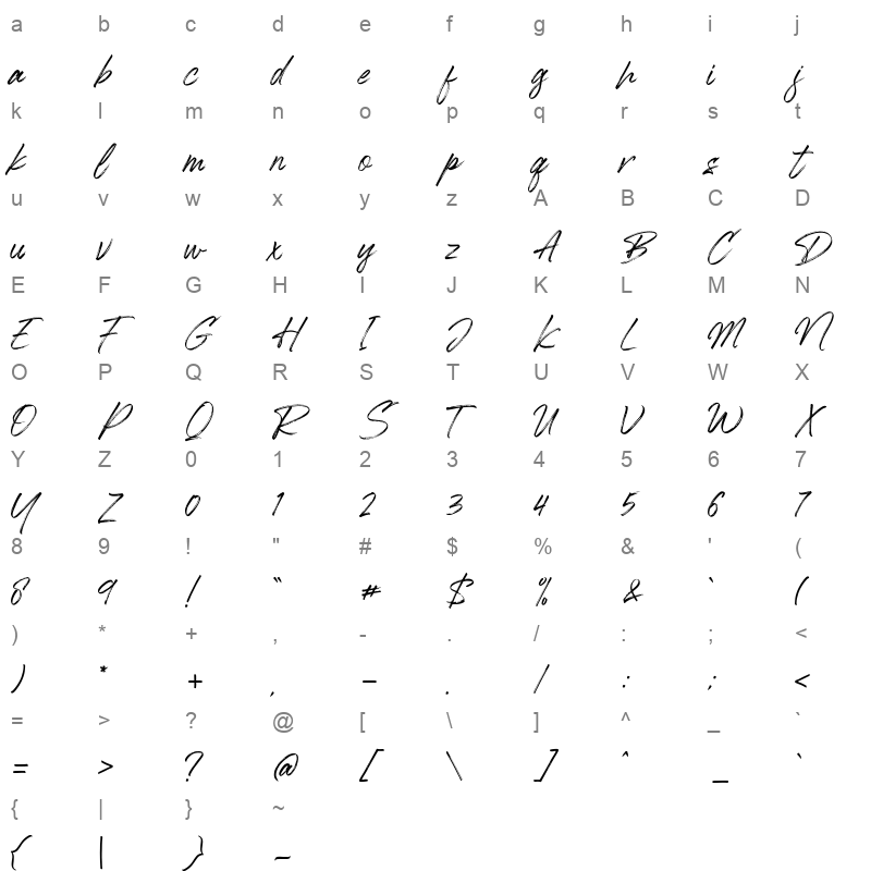 black dragon Character Map