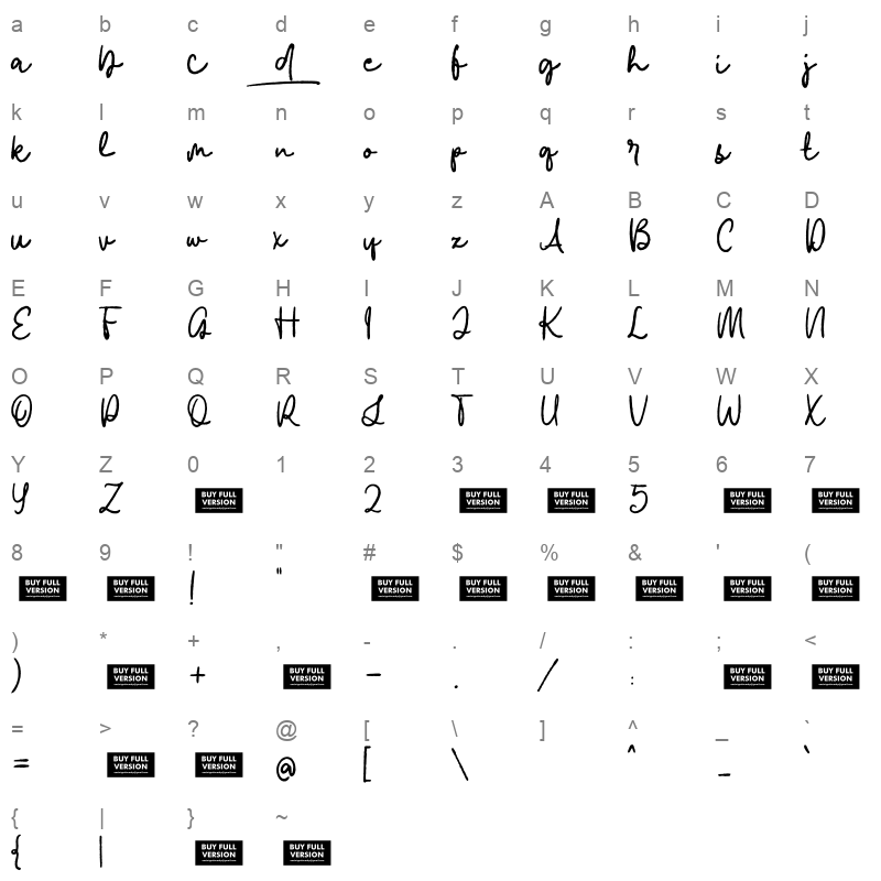 blowing trumpet Character Map