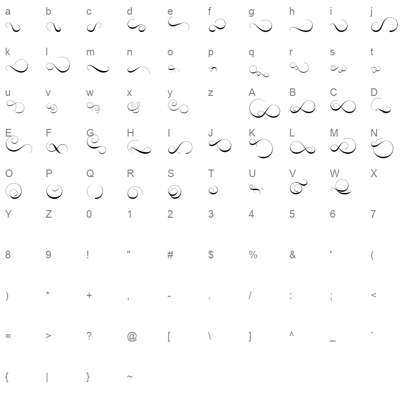 bodoni classic pro e Character Map