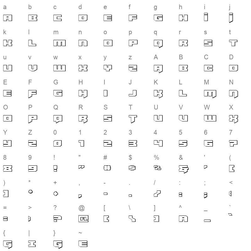 bridge officer straight 3d Character Map