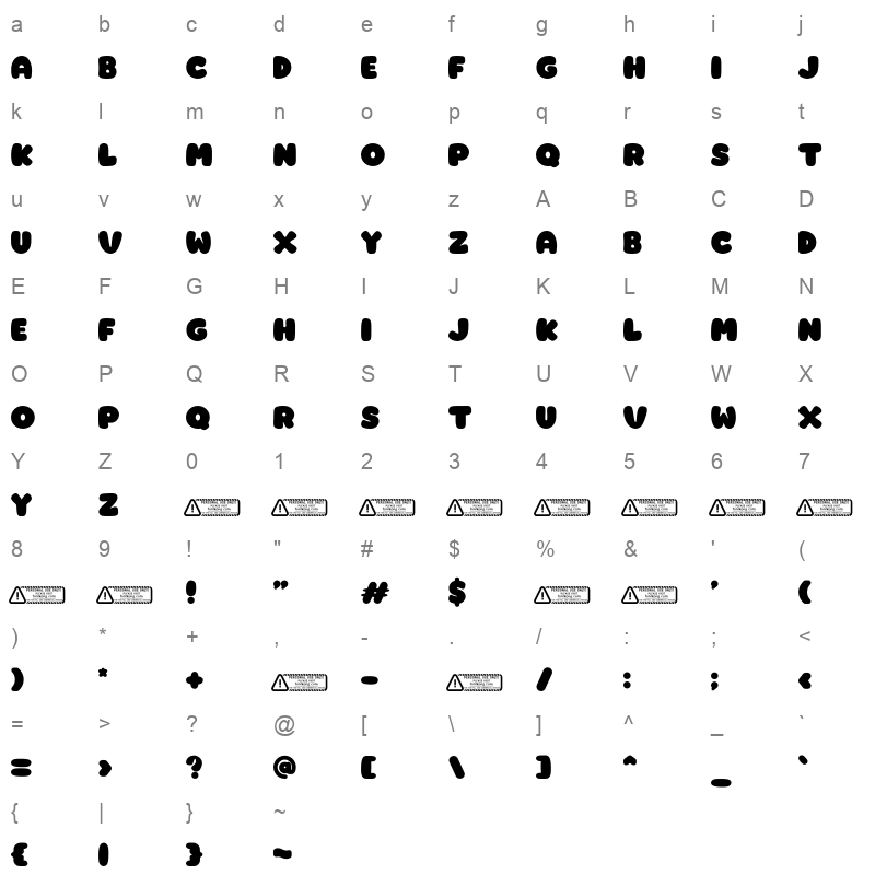 Cheese Character Map