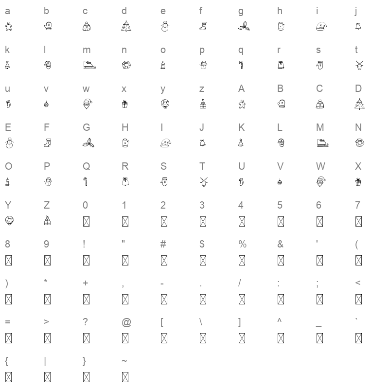 Chrisdood Character Map