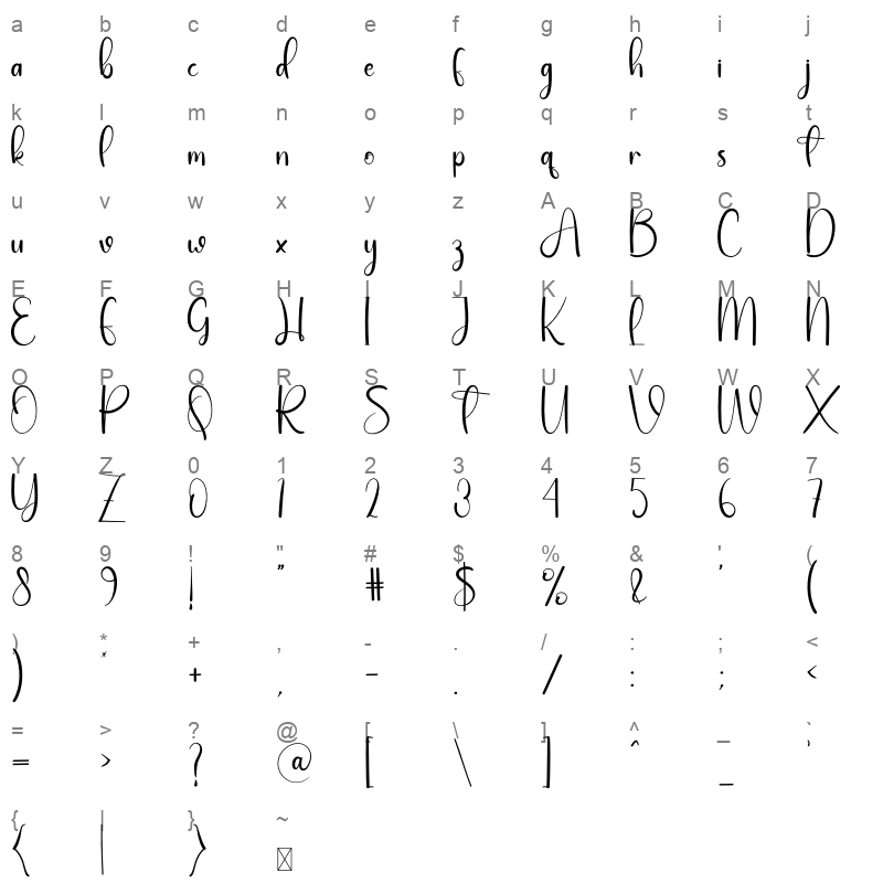 Christmas Background Character Map