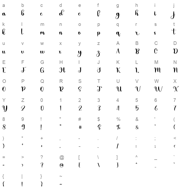 Christmas Lighter Character Map