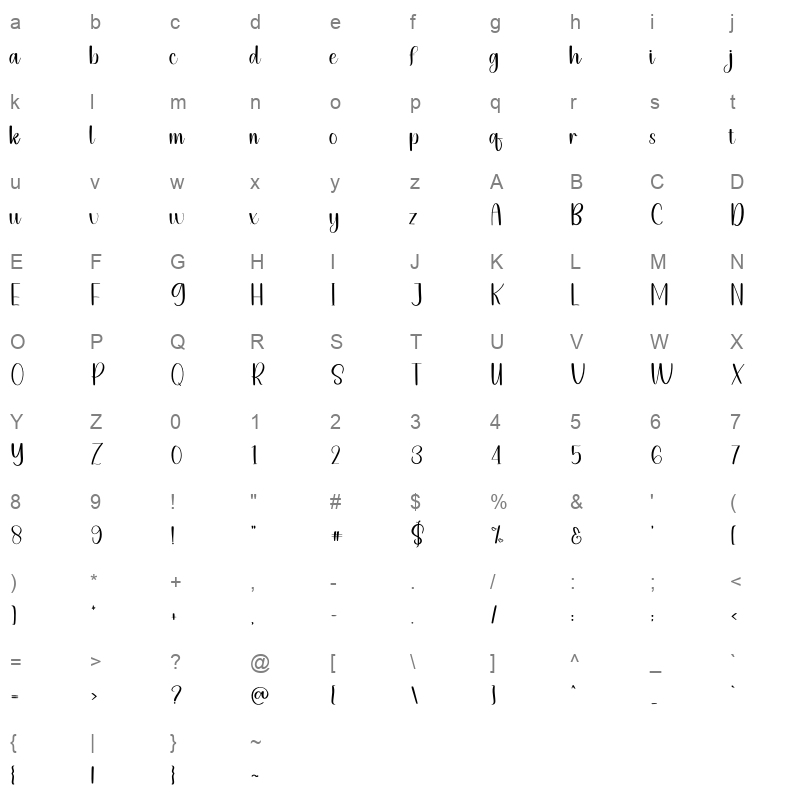 Christmas Soulmate Character Map