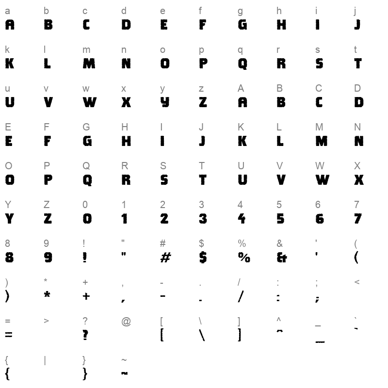 Clayborn Character Map