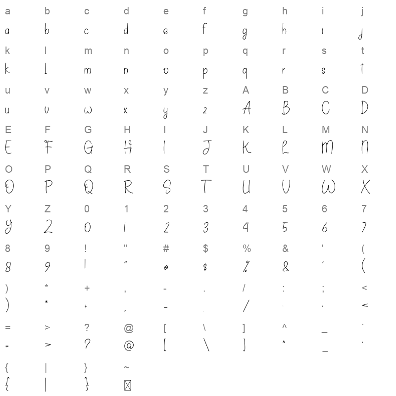 Cute Children Character Map