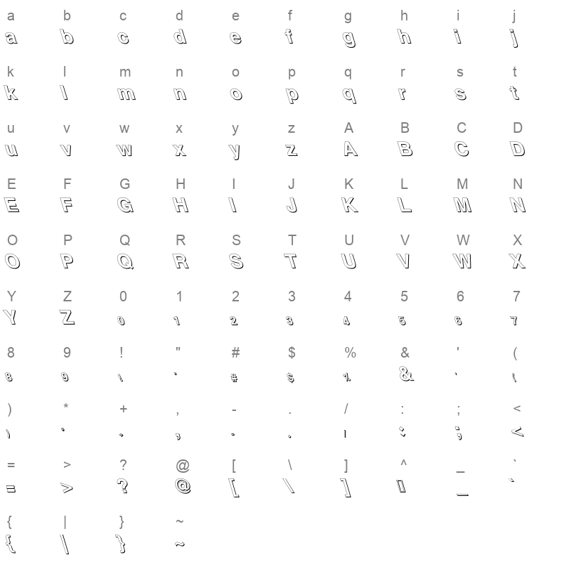 djadli khatAnnasrShadow Character Map
