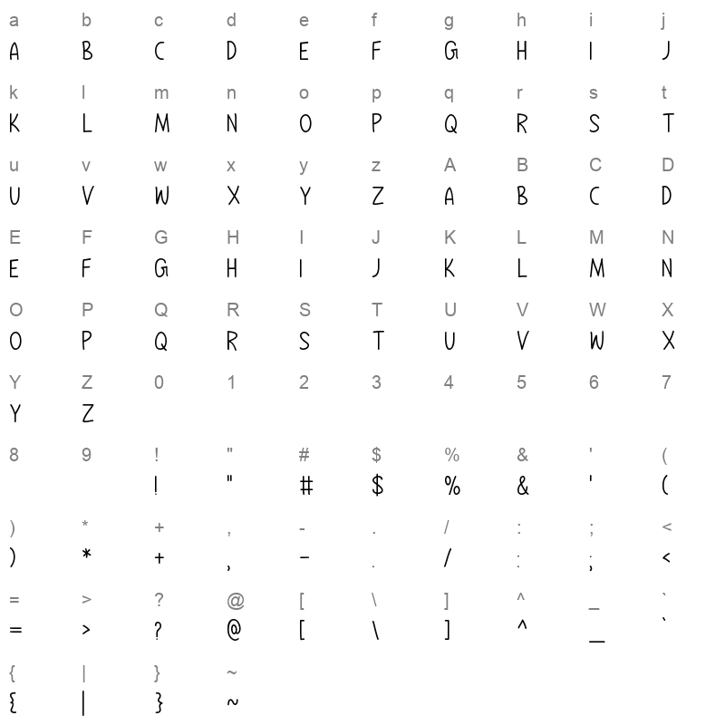 Express Christmas Character Map