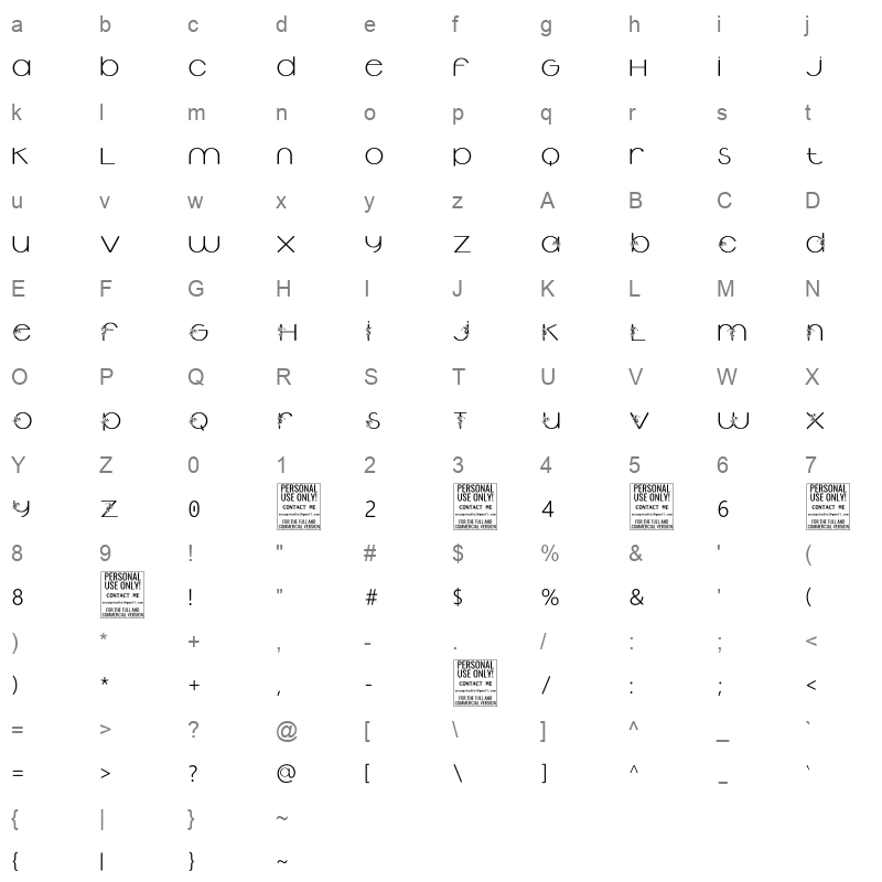 Garden Of Heaven Character Map