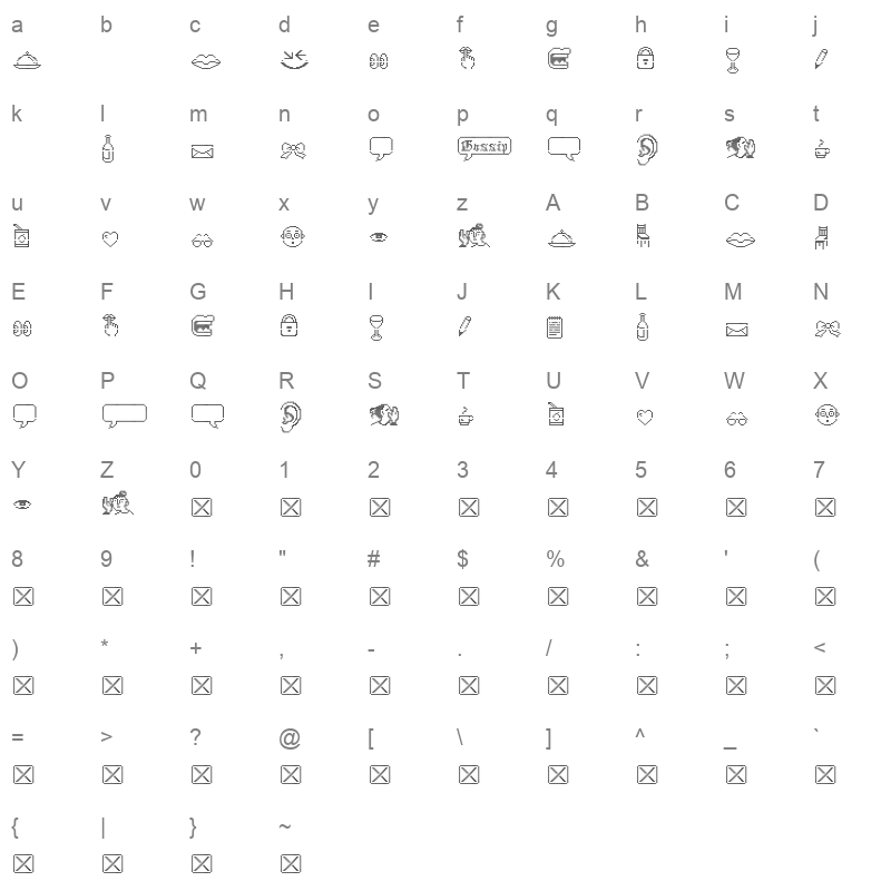 GossipIcons MedSquare Character Map