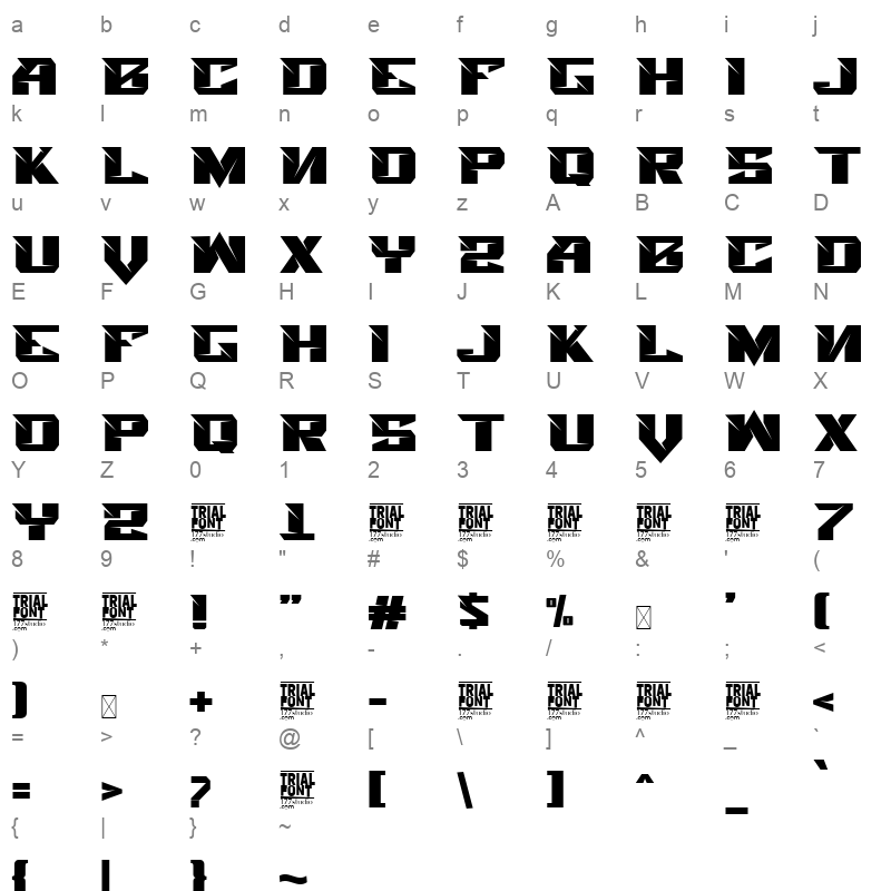 Great Sport Character Map