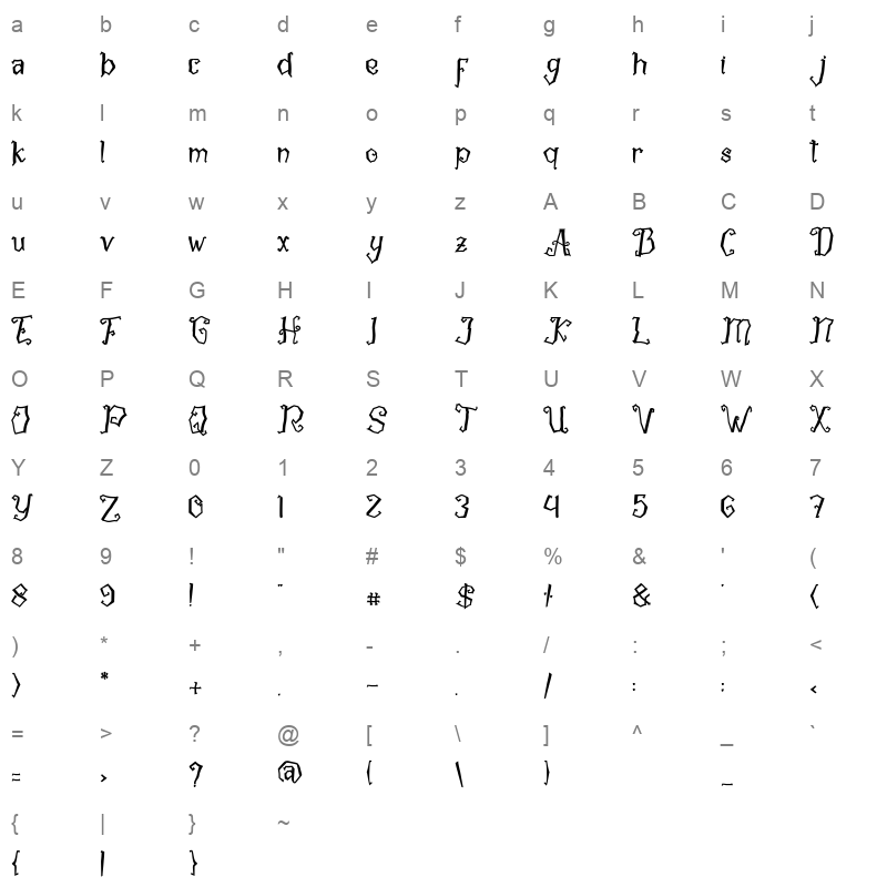 Halloween Secret Character Map