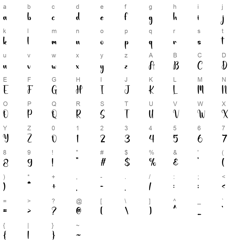 Haunted Witch Character Map