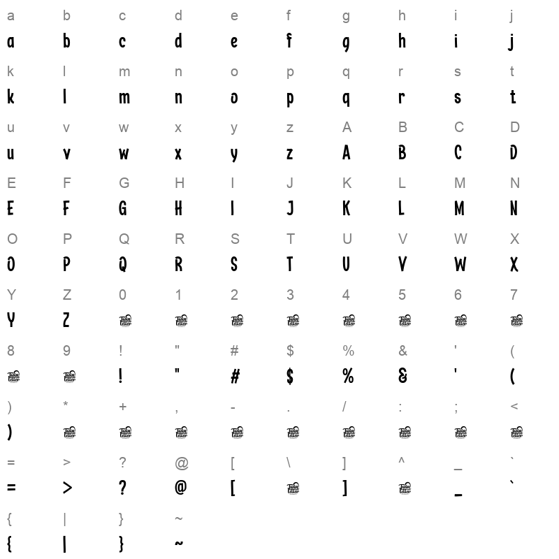 HIKRANtrial Character Map