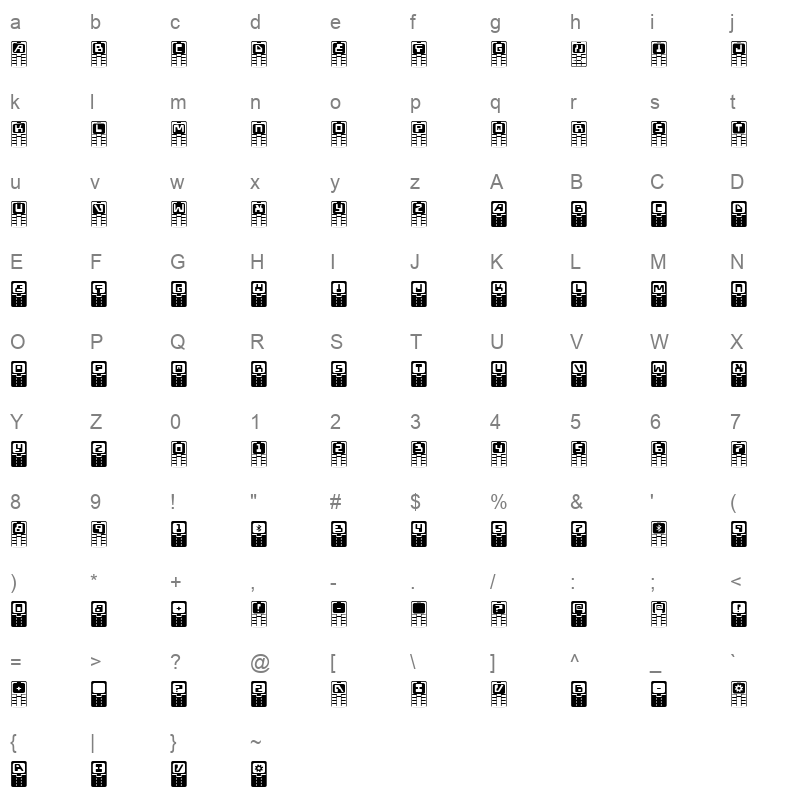 holamota expand Character Map