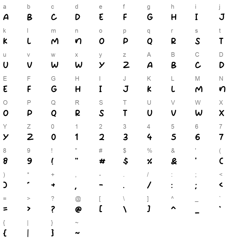 Horizon Winter Character Map