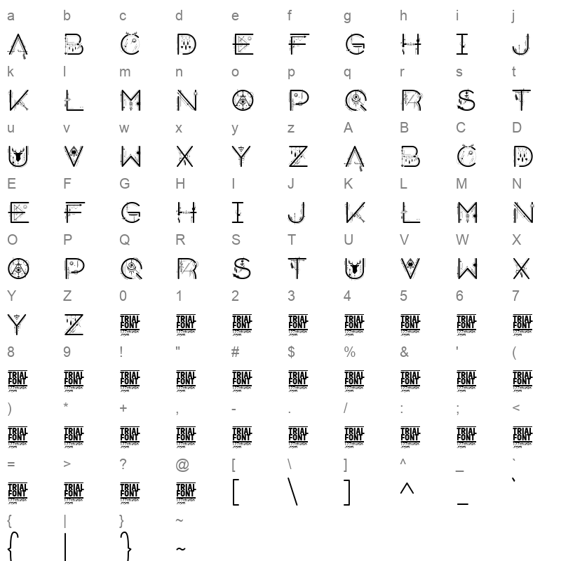 House Decor Character Map