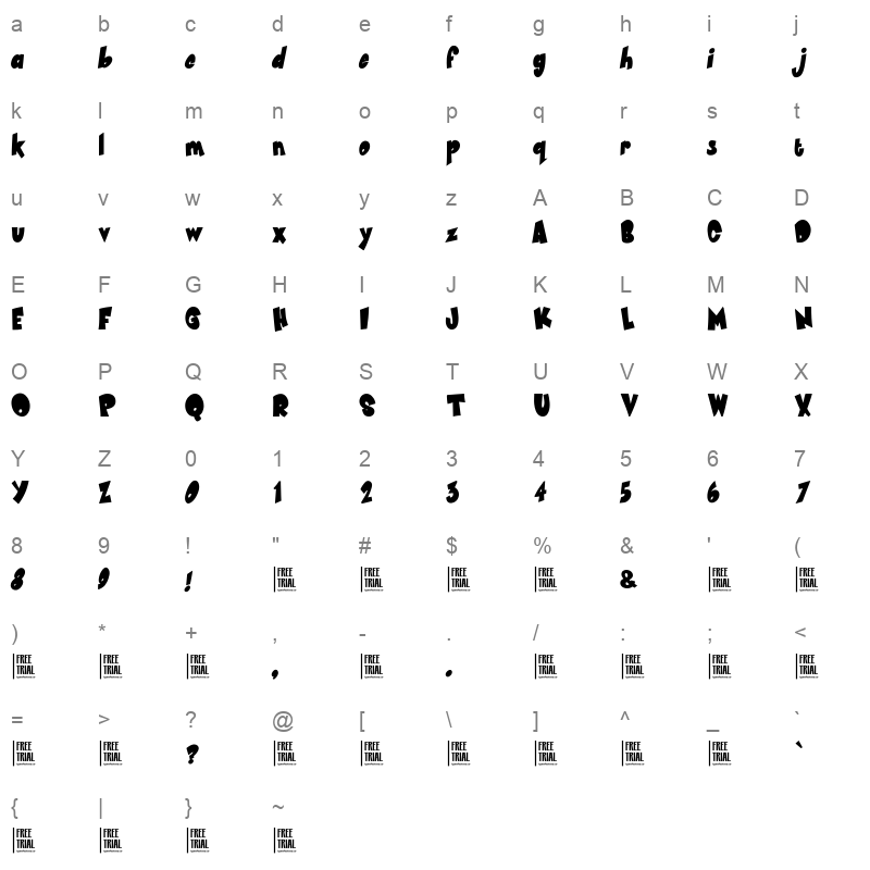 Main Kind Character Map