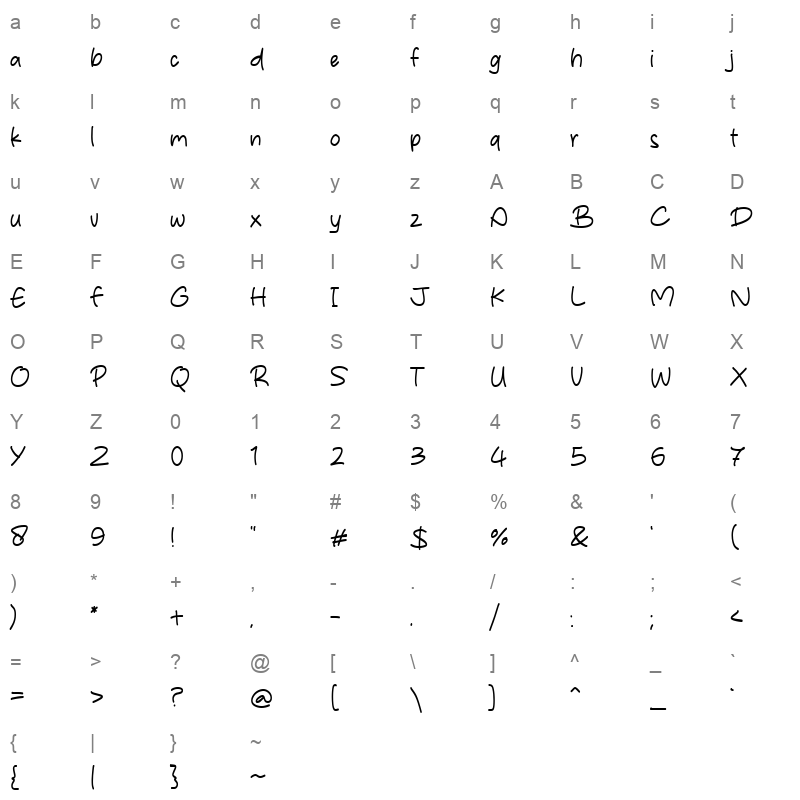 Monday Night Character Map