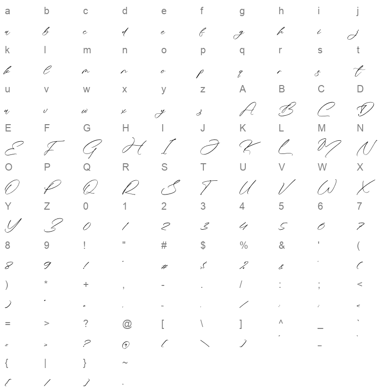 Monsttreal Character Map