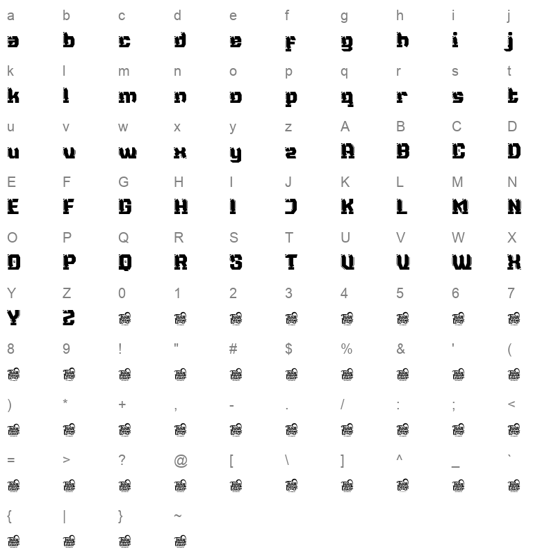 NAXMOS NAXMOS Regular Character Map