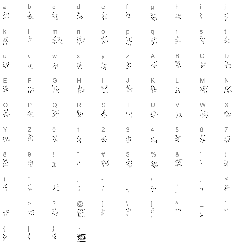 Ouvrieres exploratrices Character Map