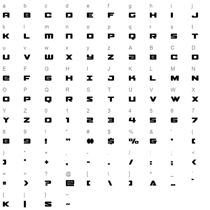 power Broker Character Map