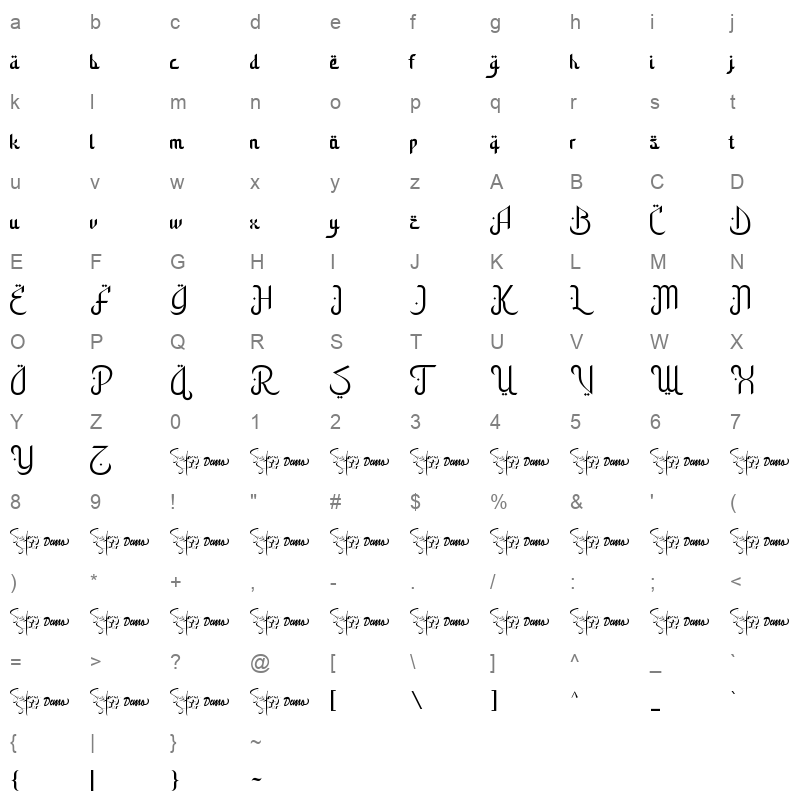 Ramadhan Amazing Character Map
