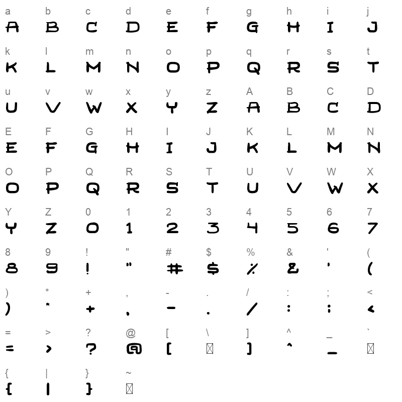Remy Leaves Character Map