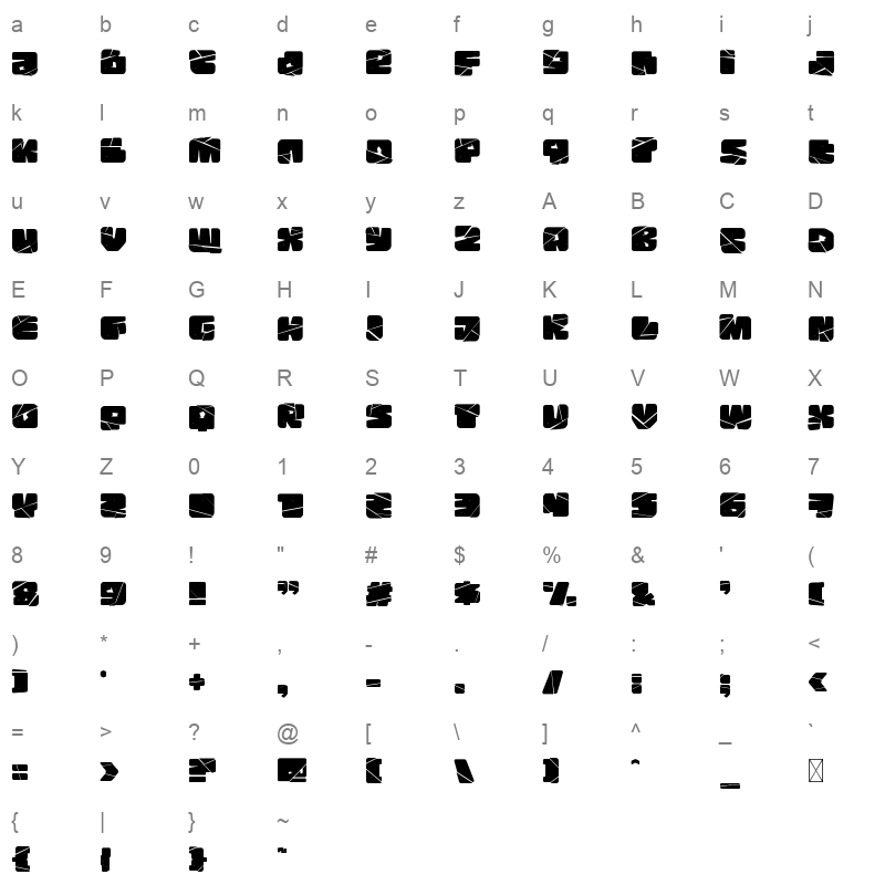 RockPile Crack Character Map