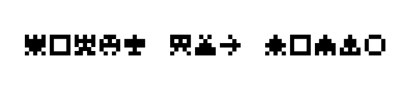 font preview of 04b 21