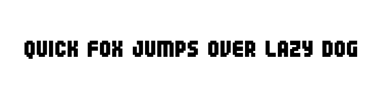 font preview of 04b 25 Regular