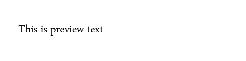 font preview of 113 Abomsaab