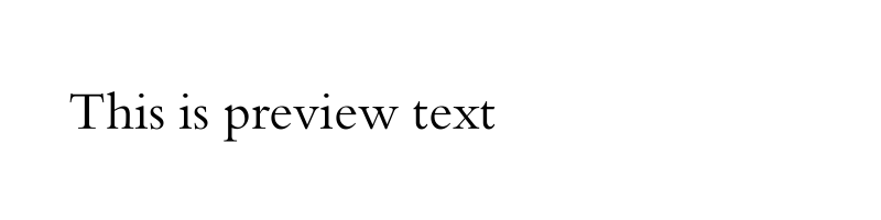 font preview of 117 Barada Reqa